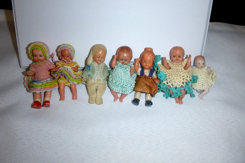 Alte kleine puppen - puppen, mit