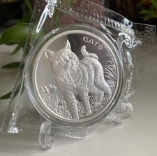 1 oz Silber Fiji Cats 2021 in