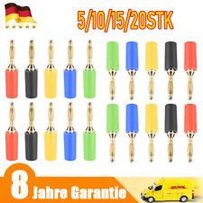 2mm Bananenstecker Jack Bananenschraubkopf Laternenstecker Buchse Stecker DE