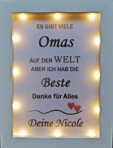 Geschenk oma viele motive - geschenk,