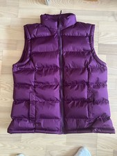 Damen Steppweste lila/bordeaux