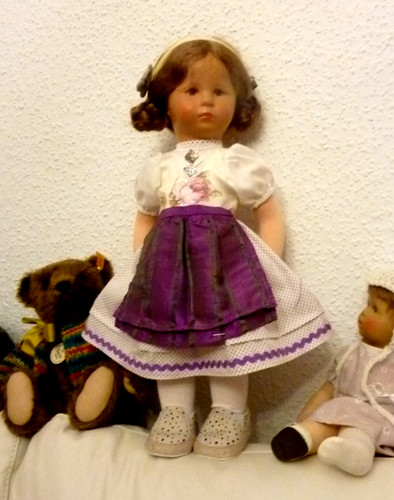 Puppen trachtenkleid dirndl - dirndl, 47