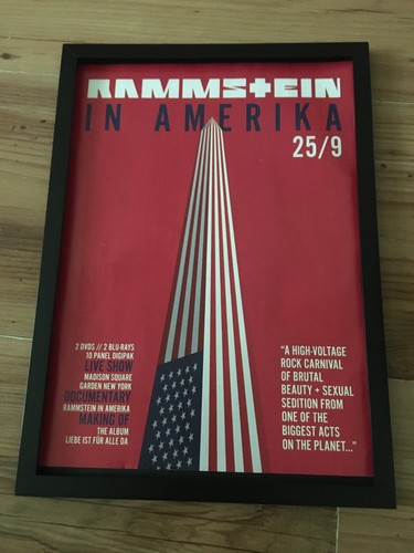 Rammstein amerika framed - amerika-a4,