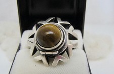 antik Silber 925, Tigerauge