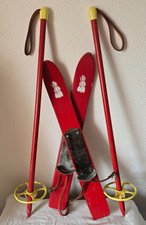 Antike Holz-Kinder-Skier m