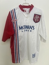 adidas Glasgow Rangers Auswärts Trikot 1996/97 Vintage Retro Gr.L