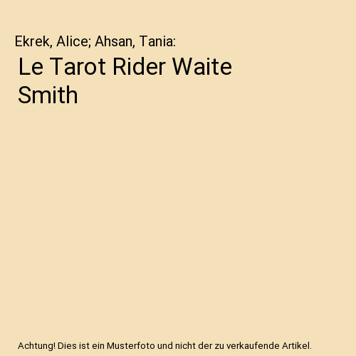 Tarot rider waite - tarot, smith