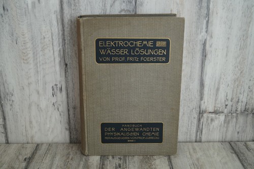 Elektrochemie wässer - elektrochemie,