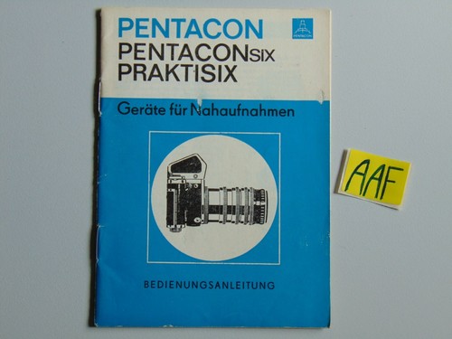 Pentacon pentaconsix praktisix - pentaconsix,