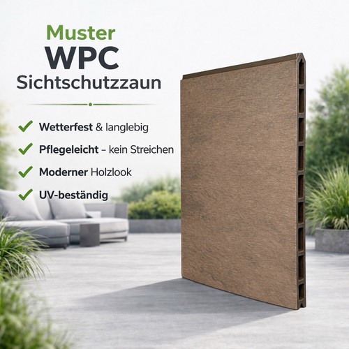 Muster wpc sichtschutzzaun - muster,