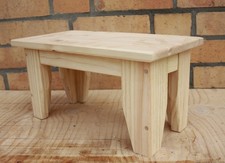 Sitzbank, Hutsche, Hocker, Blumenbank aus Fichte Natur  40 x 20 x 20 cm