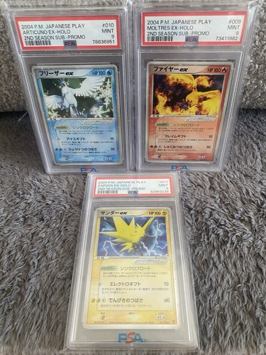 Pokemon psa set moltres - 9,