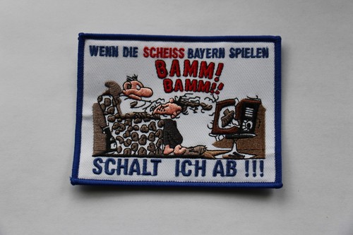 Aufnäher anti bayern - anti, fc