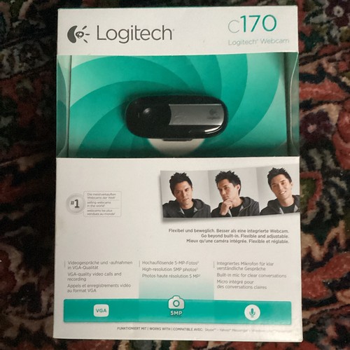 Logitech c170 webcam schwarz - webcam,,