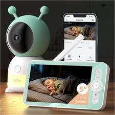 BOIFUN 2K3MP Babyphone mit 5"
