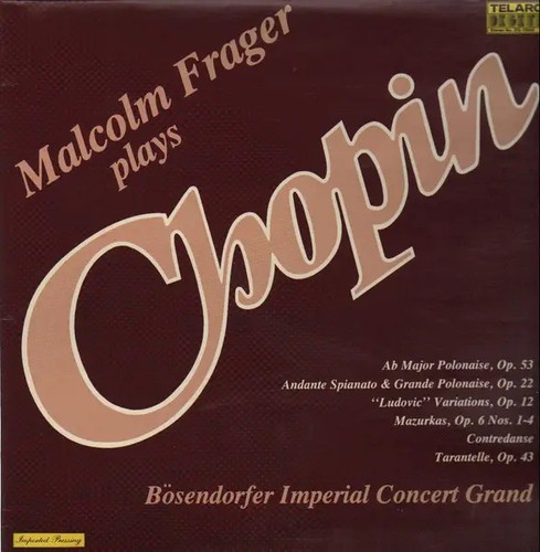 Chopin marlcolm frager - lp,