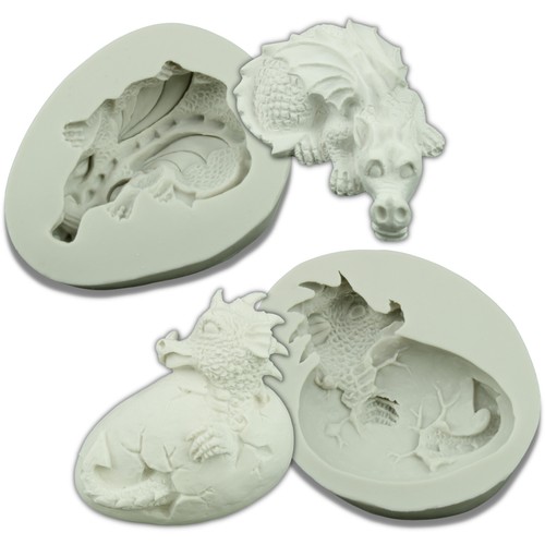 Silikonform drache 8cm - drache,