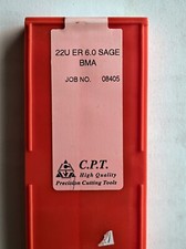 CPT Gewindeplatten 22U ER 6,0 SAGE BMA für Sägergewinde