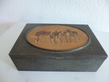 Holzschatulle, Metallschatulle