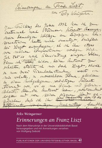 Erinnerungen franz liszt - an,