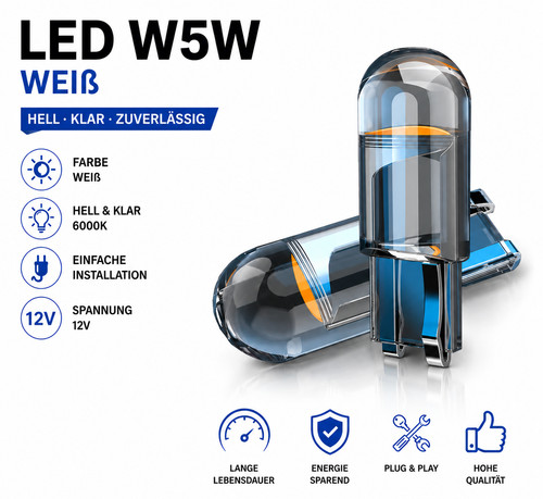 Led glassockel t10 - led,
