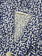 Herren Schlafanzug DREIKLANG 52 Vintage DDR Pyjama Set Blau unbenutzt, selten