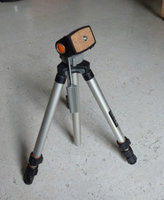 Slik 500 G 3-Bein Stativ silber Foto, Video- Reisestativ, Tragetasche