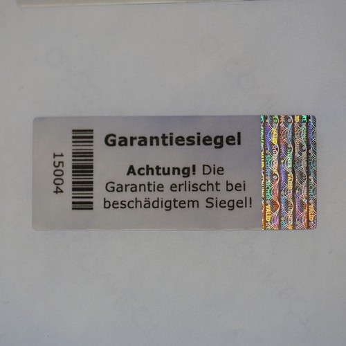 Hologramm garantiesiegel - 3d,