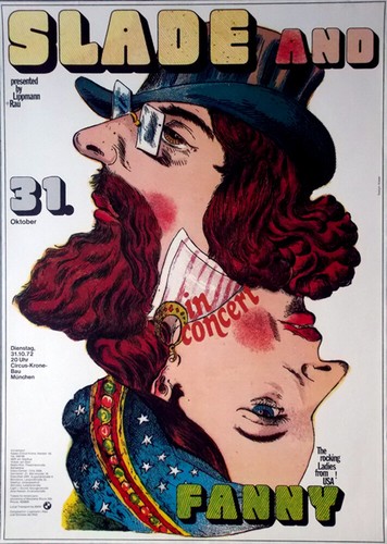 Slade 1972 plakat - 1972,