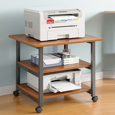 2/3 Schichten Druckertisch mit Rollen feststellbar Druckerständer Druckerwagen