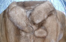 Saga Mink Nerzjacke Gr.44 / 46 Farbe braun