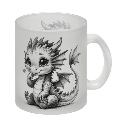 Niedlicher drache glas tasse - niedlicher,