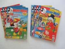 Sammlung 9 x Micky Maus von 1995 Teilweise mit Beilagen