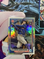Pete Crow Armstrong Bowman Chrome /499 RC Chicago Cubs MLB