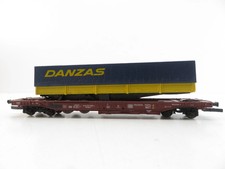 (THE388) Roco 46355 Einheitstaschenwagen mit Auflieger "DANZAS", DC, H0, OVP