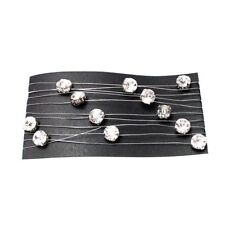 Diamantengirlande Silberdraht ca.2m Durchmesser ca. 8mm Acryl Strass Deko 