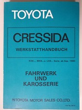 Toyota Cressida Original-Werkstatthandbuch 1981 Fahrwerk/Karosserie ~600 Seiten