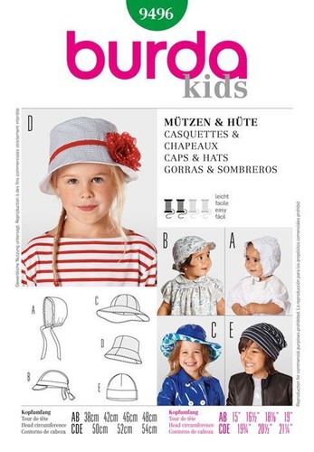 Burda kinder 9496 mädchen - burda,