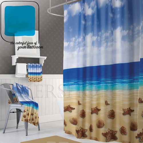 Edel textil duschvorhang - textil,
