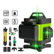 Laser Level Wasserwaage 360° Kreuzlinienlaser Selbstnivellierend Stativ 16 Line
