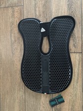 Acavallo Hexagonal Soft Gel Pad Wiederristfrei, Wabenstruktur - Schwarz