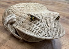 Rattan/ Korb Frosch, Vintage, 70-er