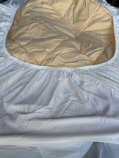 Mikronesse Wende-Unterbett Matratzenauflage Spannumrandung 90x200 cm, Pfirsich