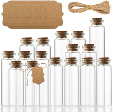 Mini Glasflaschen Set 8-25ml