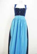 Lang festlich Dirndl 80er Samt