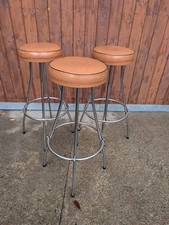 60er Vintage Barhocker Metall