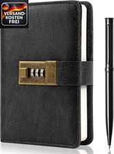 Tagebuch Schloss A6 PU Leder