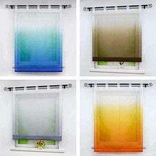 Raffrollo mit Schlaufen Küche