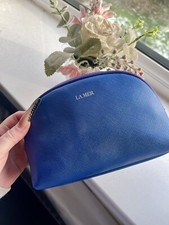 Kosmetiktasche Creme de la Mer Blau Metallic