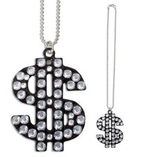 Dollar Kette Anhänger 63 cm x